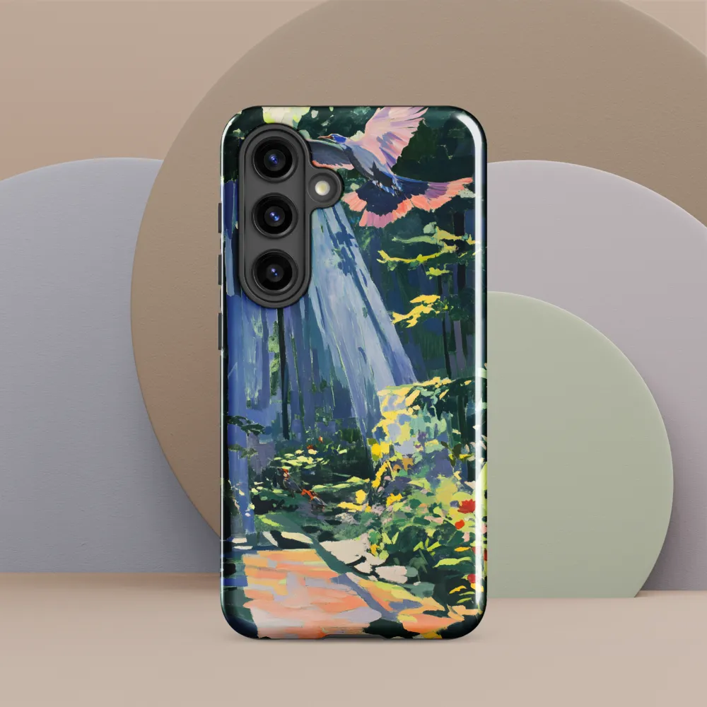 Flight of Light: A Serene Forest