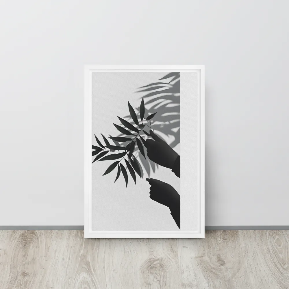 Whispers of Nature | Canvas with White Frame | 12″×18″