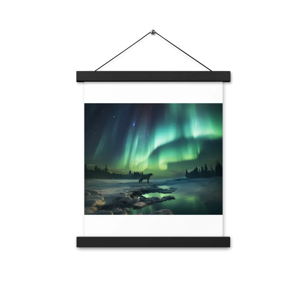 Auroral Guardianship | Poster With Black Wood Hanger | 11″×14″