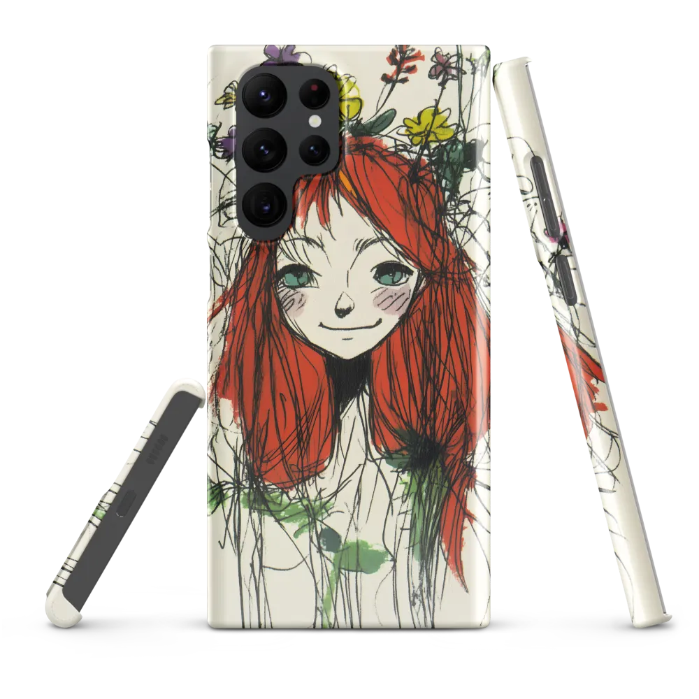 Whimsical Floral Portrait