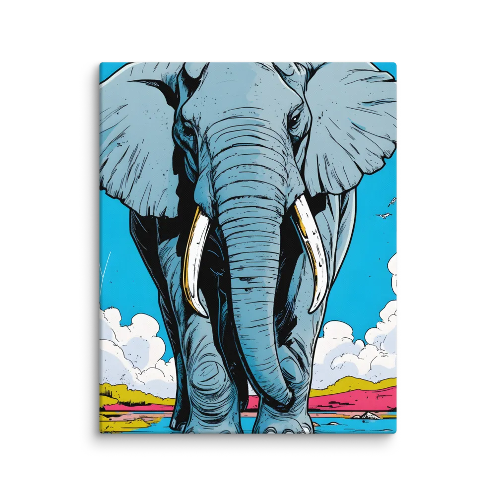Majestic Presence: The Elephant | Canvas | 24″×30″