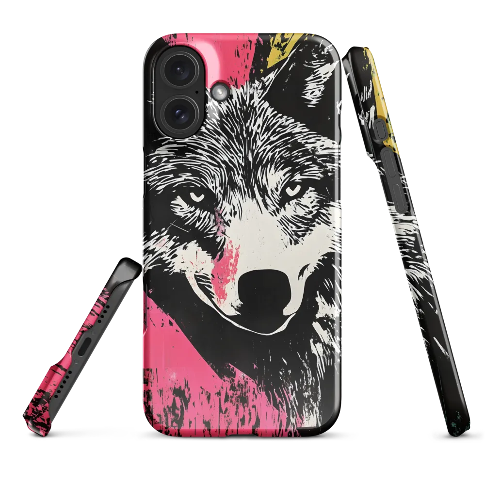 Intense Gaze of the Wolf