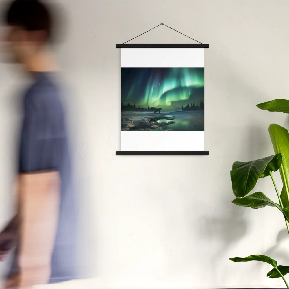 Auroral Guardianship | Poster With Black Wood Hanger | 18″×24″