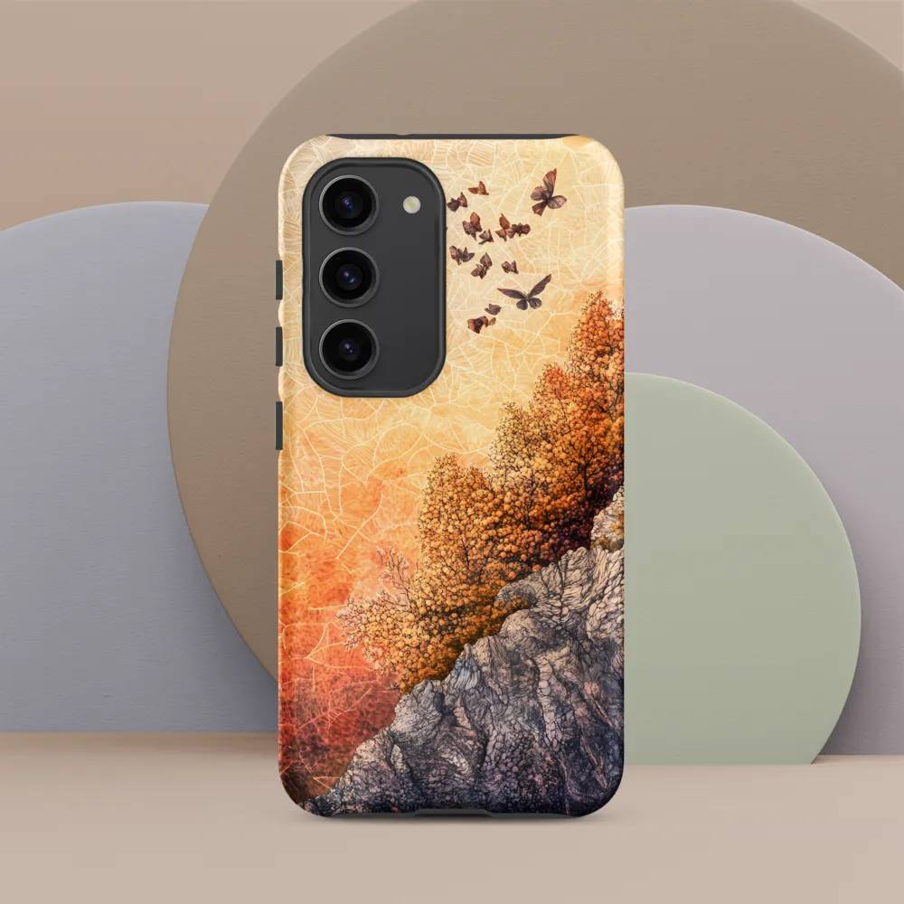 Fluttering Dreams of Serenity | Phone Case |  S23 | Tough Case | Matte