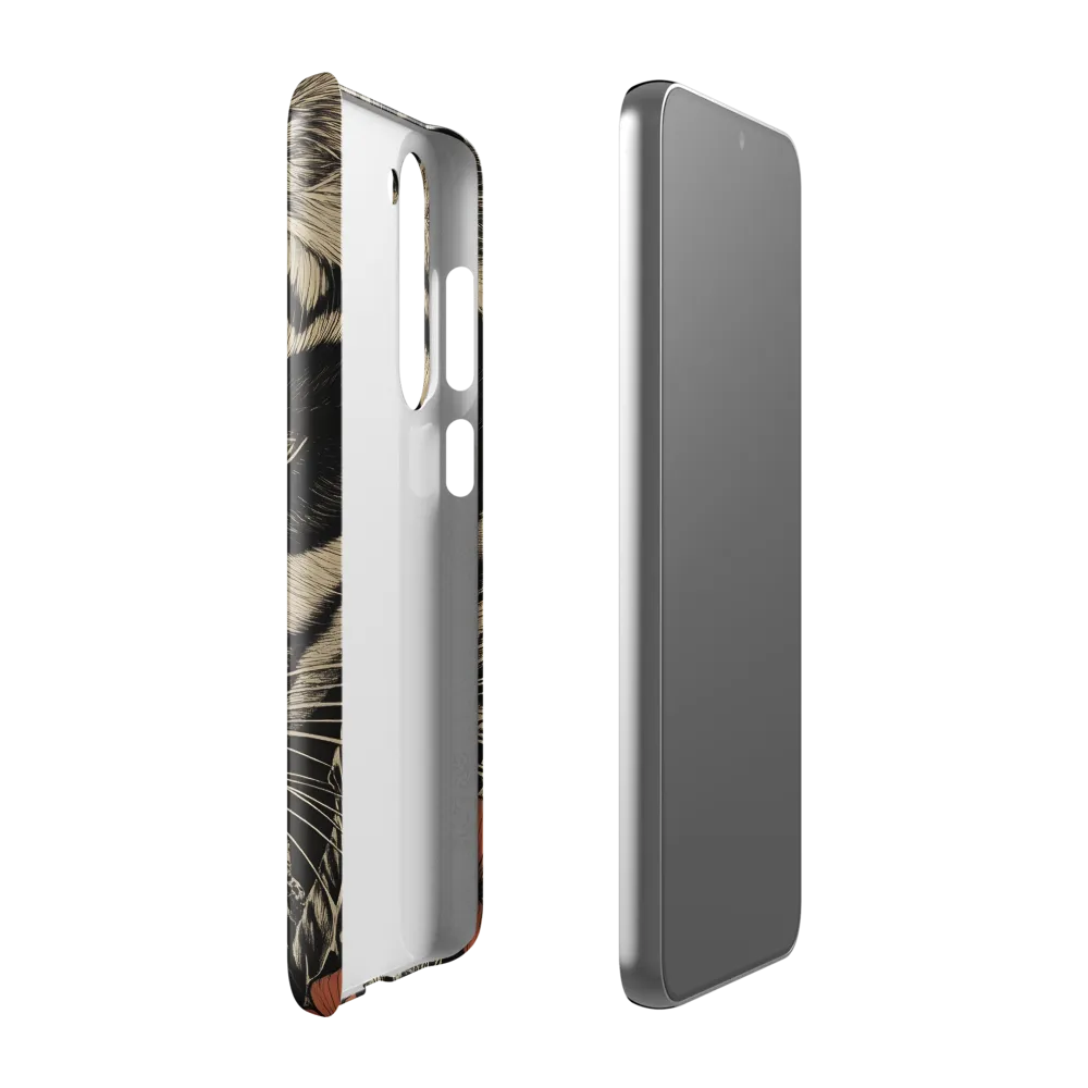 Feline Majesty: The Human-Leopard Connection | Phone Case |  S23 Plus | Snap Case | Glossy
