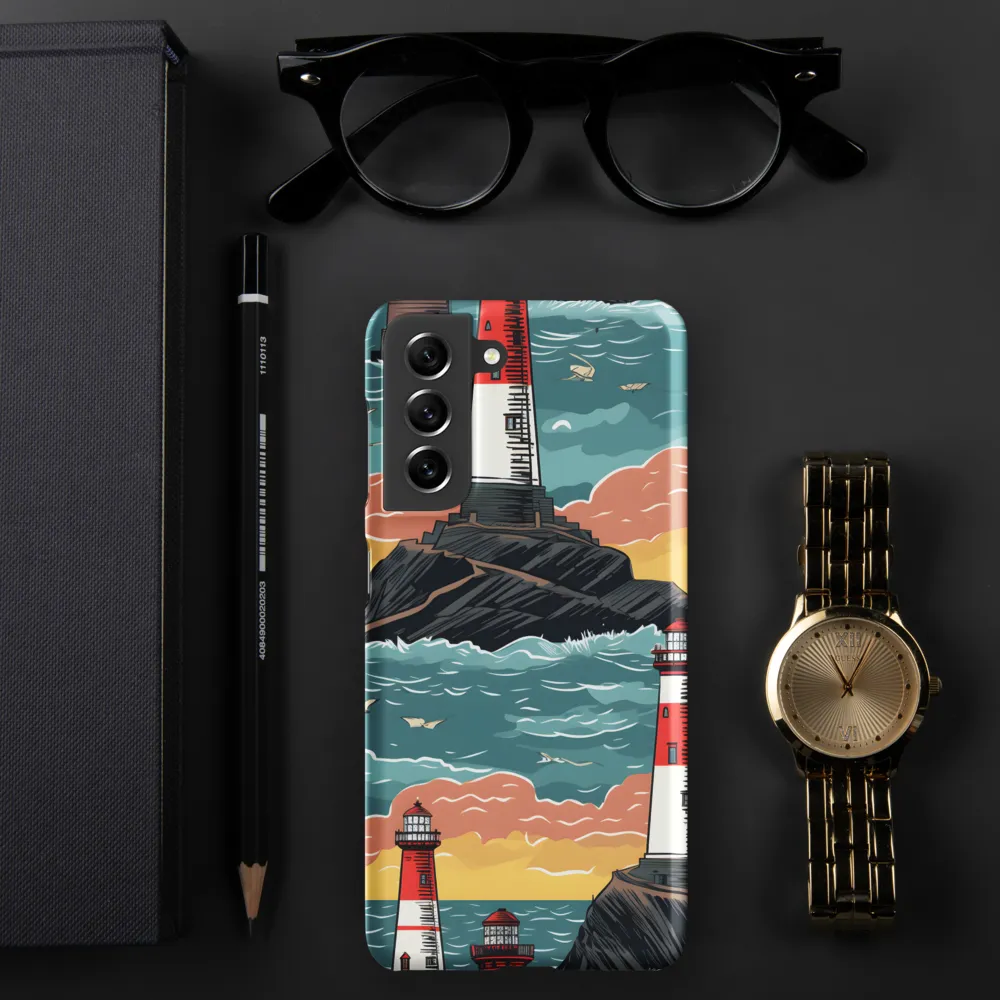 Lighthouses in a Whimsical Ocean