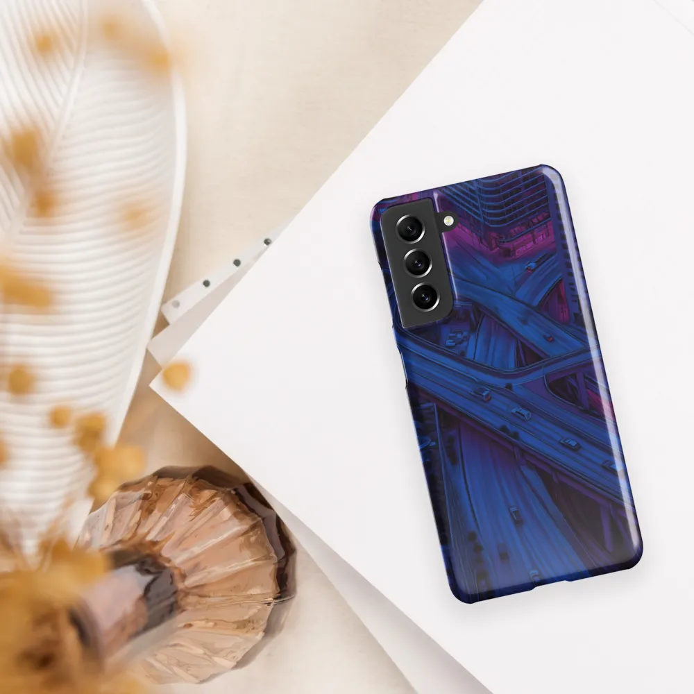 Urban Pulse: A Futuristic Drive | Phone Case |  S21 | Snap Case | Glossy