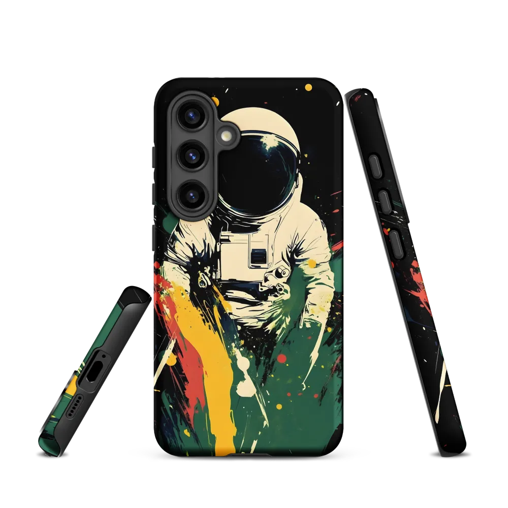 Cosmic Splash: The Astronaut's Journey