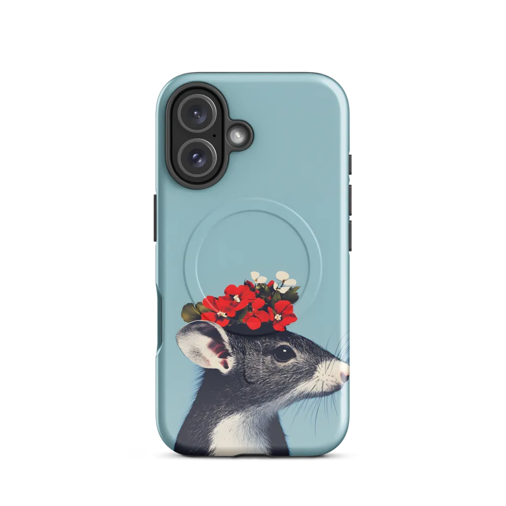 Whimsical Flora: A Mouse's Floral Crown
