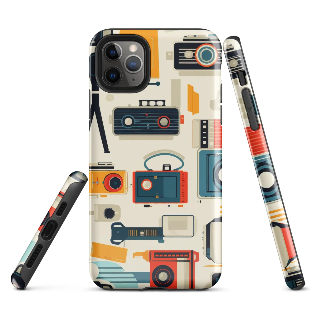 Retro Camera Collection: A Nostalgic Journey | Phone Case |  11 Pro Max | Tough Case | Glossy