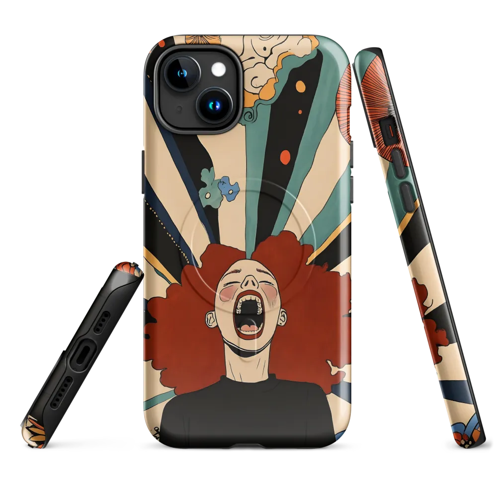 Roar of Emotion | Phone Case |  15 Plus | MagSafe® Tough Case | Glossy