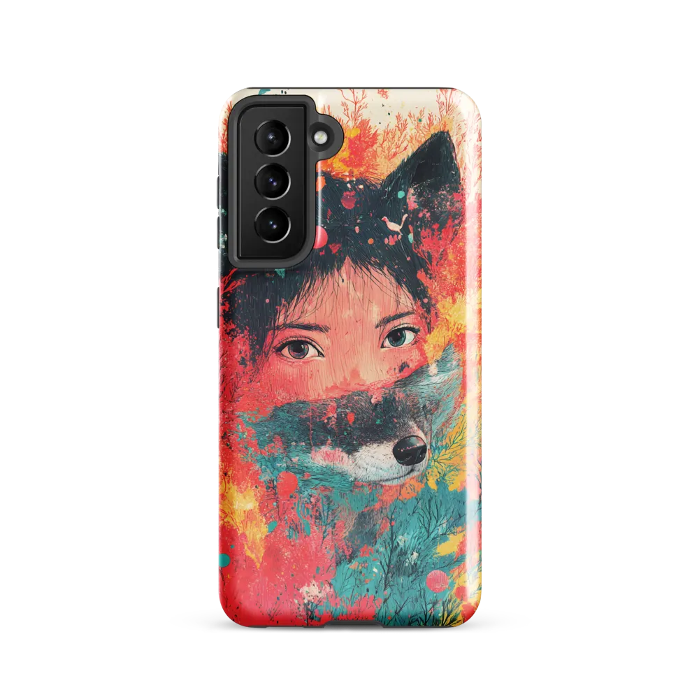 Harmony of Spirit: Girl and Wolf
