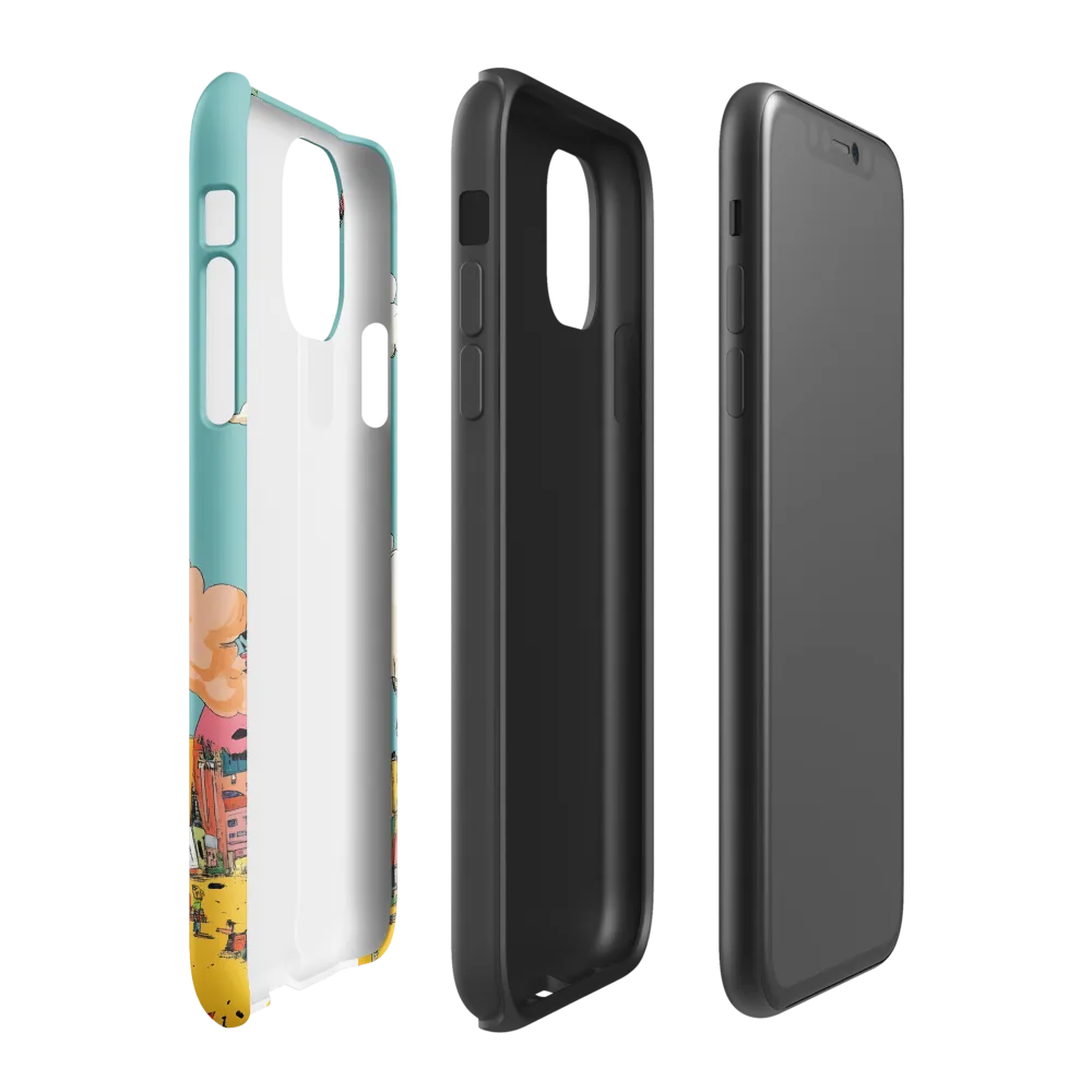 Urban Fantasia: A Whimsical Encounter | Phone Case |  11 | Tough Case | Matte