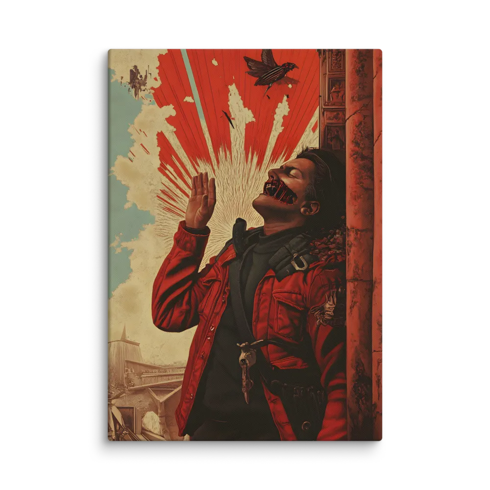 Defiant Echoes of Ruin | Canvas | 28″×40″