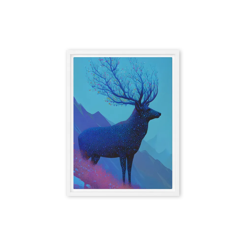 Ethereal Harmony | Canvas with White Frame | 9″×12″