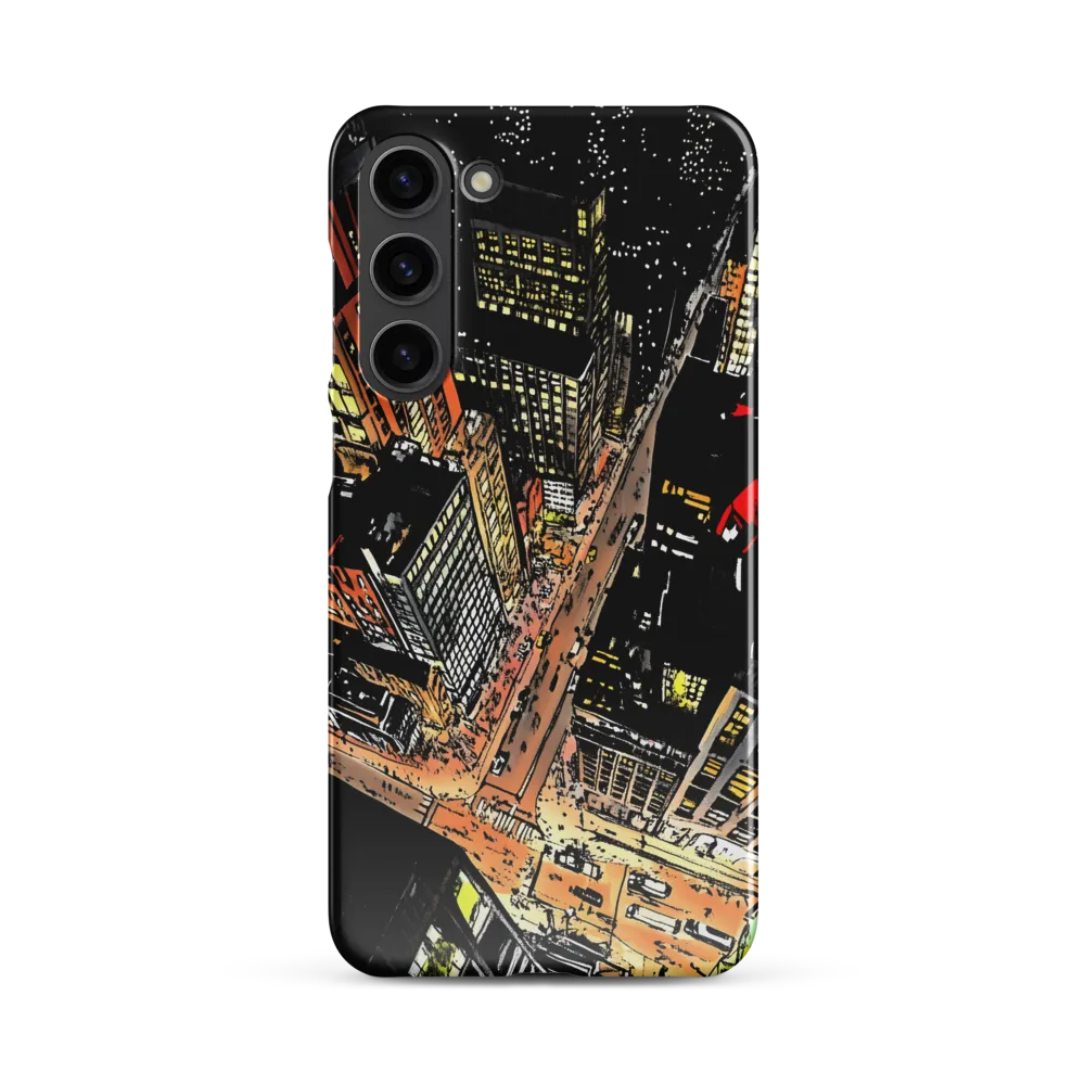 Urban Nightscape: A Bird's-eye View