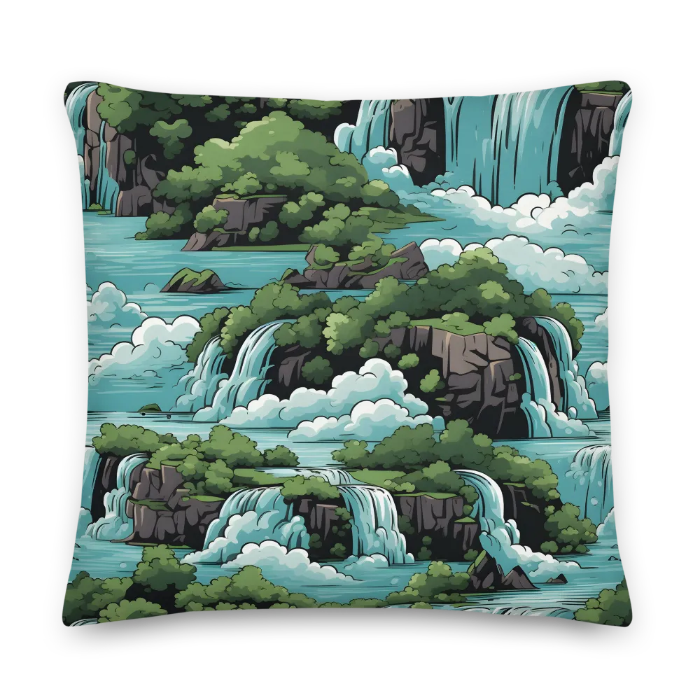 Harmonious Cascades | Pillow & Pillow Case | Multiple Sizes