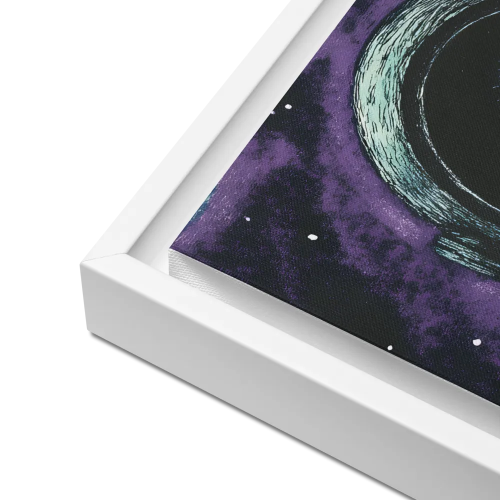 Beyond the Stars | Canvas with White Frame | 16″×16″