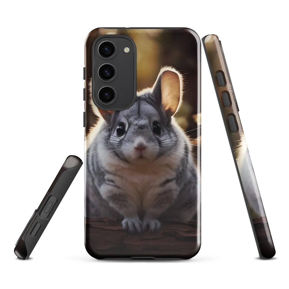 Curious Chinchilla in the Forest