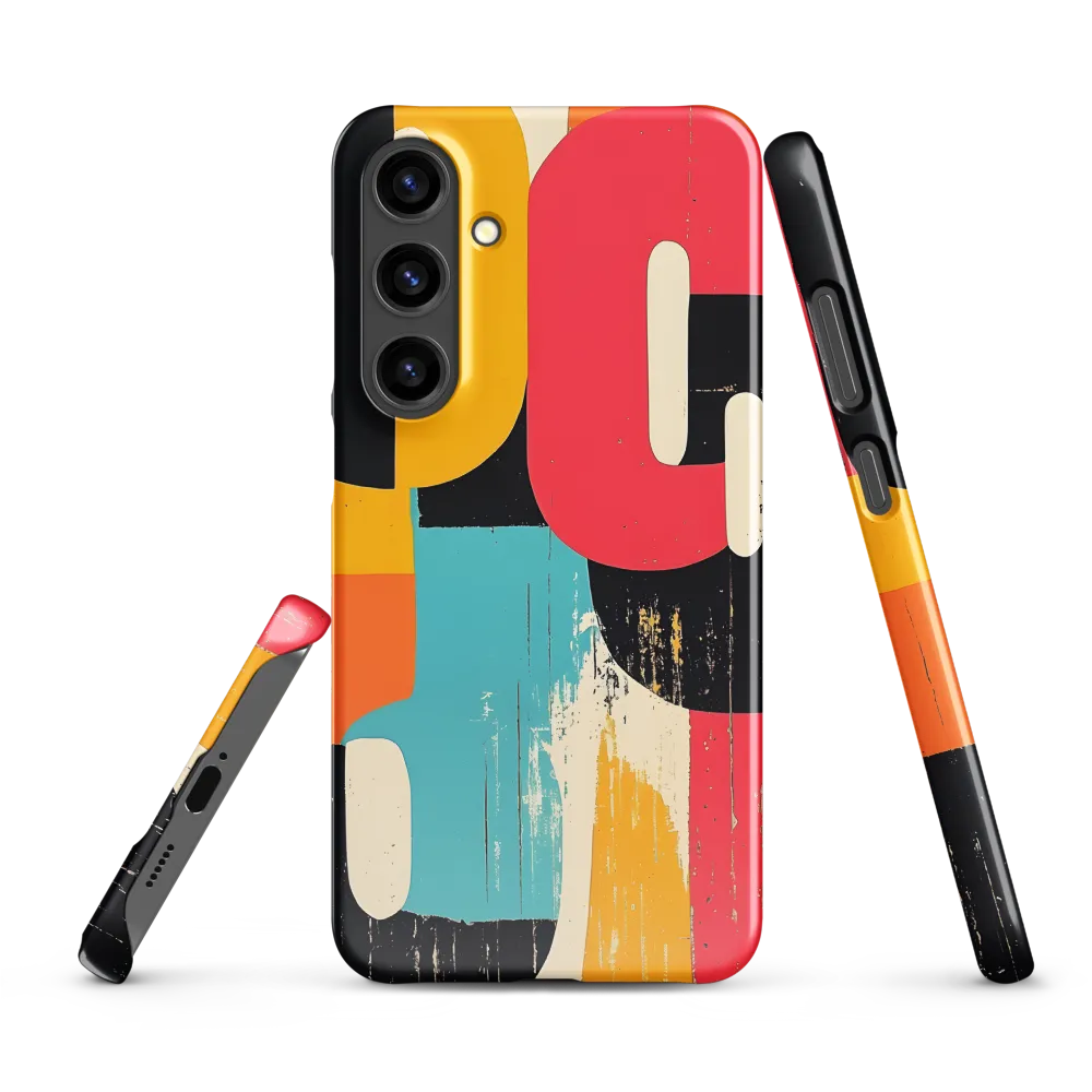 Colorful Curves: Numbers in Harmony | Phone Case |  S24 Plus | Snap Case | Glossy