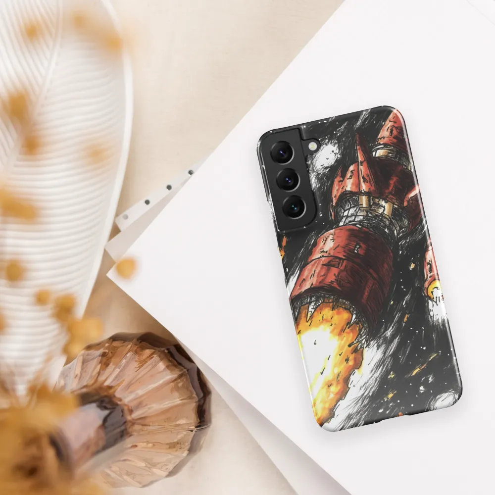 Ignition in the Abyss | Phone Case |  S22 Plus | Snap Case | Glossy