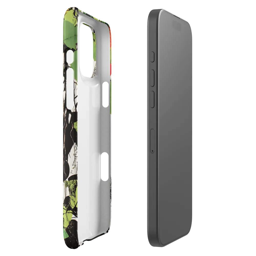 Nature's Geometry: A Contemporary Collage | Phone Case |  16 Pro Max | Snap Case | Matte
