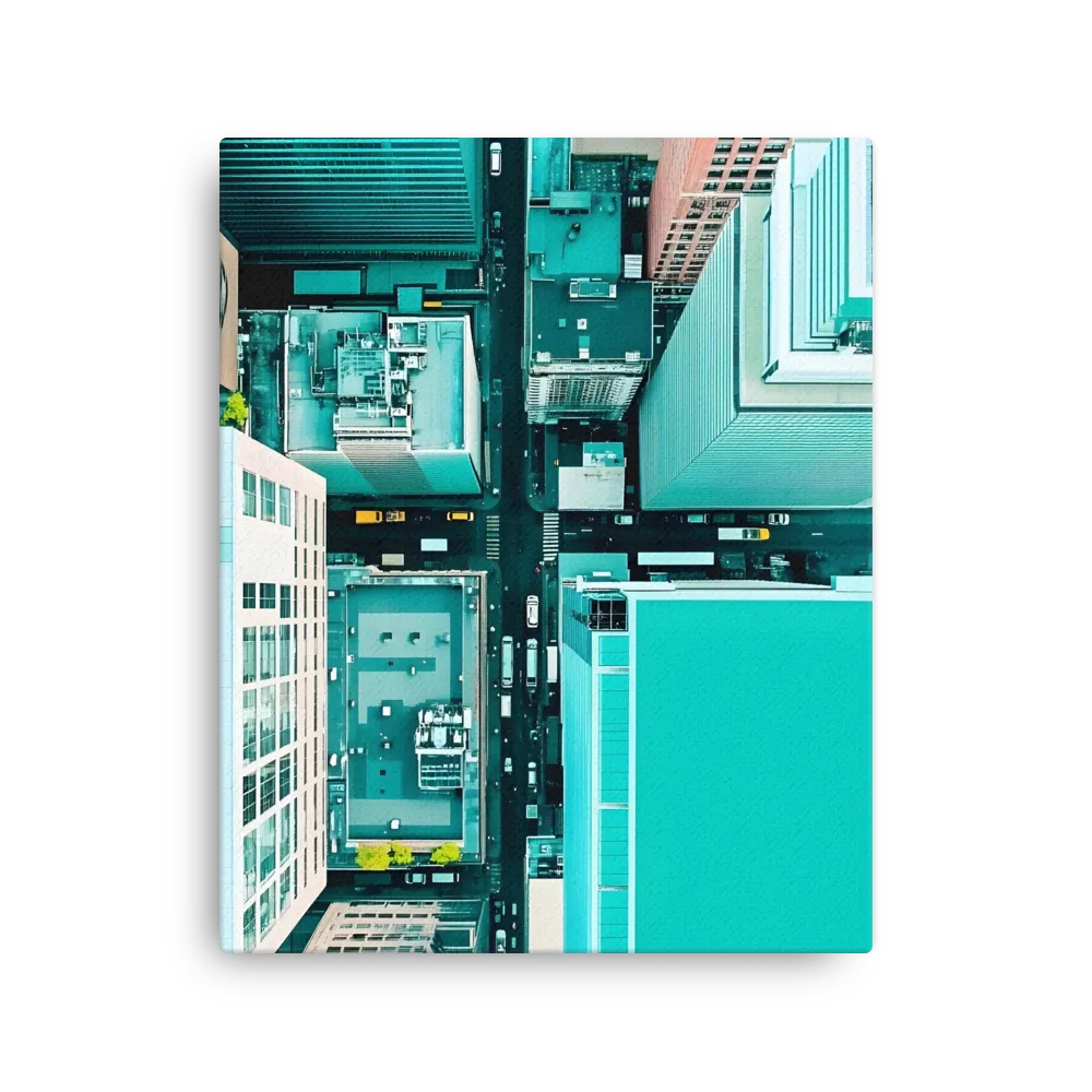 Urban Geometry: Aerial Perspective | Thin Canvas | 16″×20″