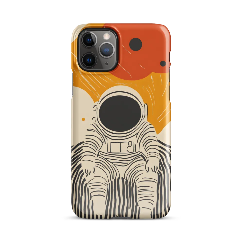 Astronaut in Cosmic Thoughts | Phone Case |  11 Pro | Snap Case | Glossy