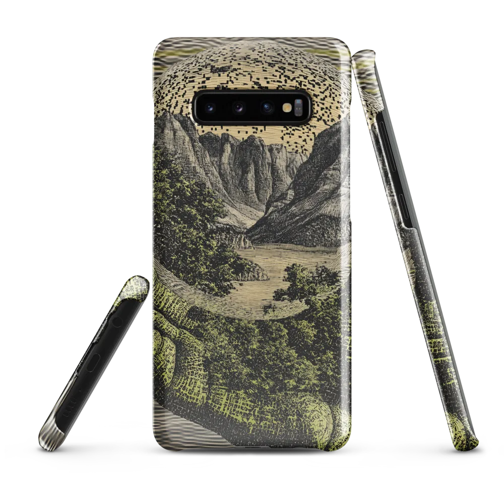 Embrace of Nature's Sphere | Phone Case |  S10 Plus | Snap Case | Glossy