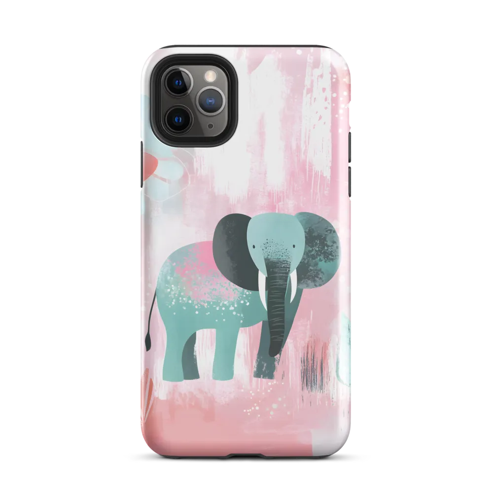 Whimsical Elegance: An Elephant's Serenade | Phone Case |  11 Pro Max | Tough Case | Glossy