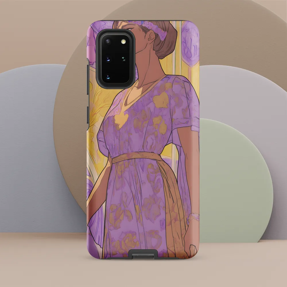Elegance in Floral Harmony | Phone Case |  S20 Plus | Tough Case | Matte