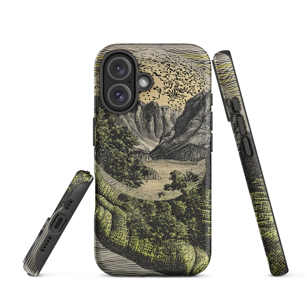 Embrace of Nature's Sphere | Phone Case