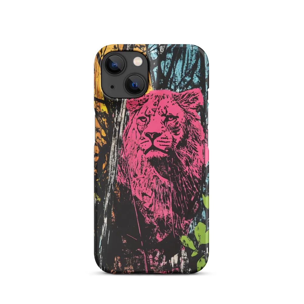 Fierce Vibrance: The Pink Lion