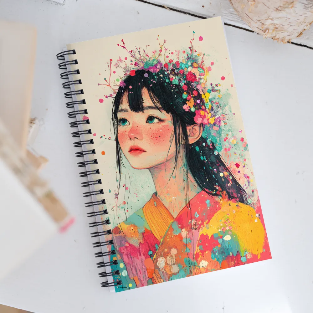 Whispers of Blossoms | Spiral Notebook