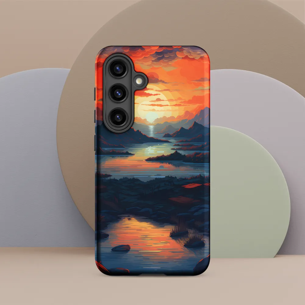 Ethereal Evening: A Digital Dusk