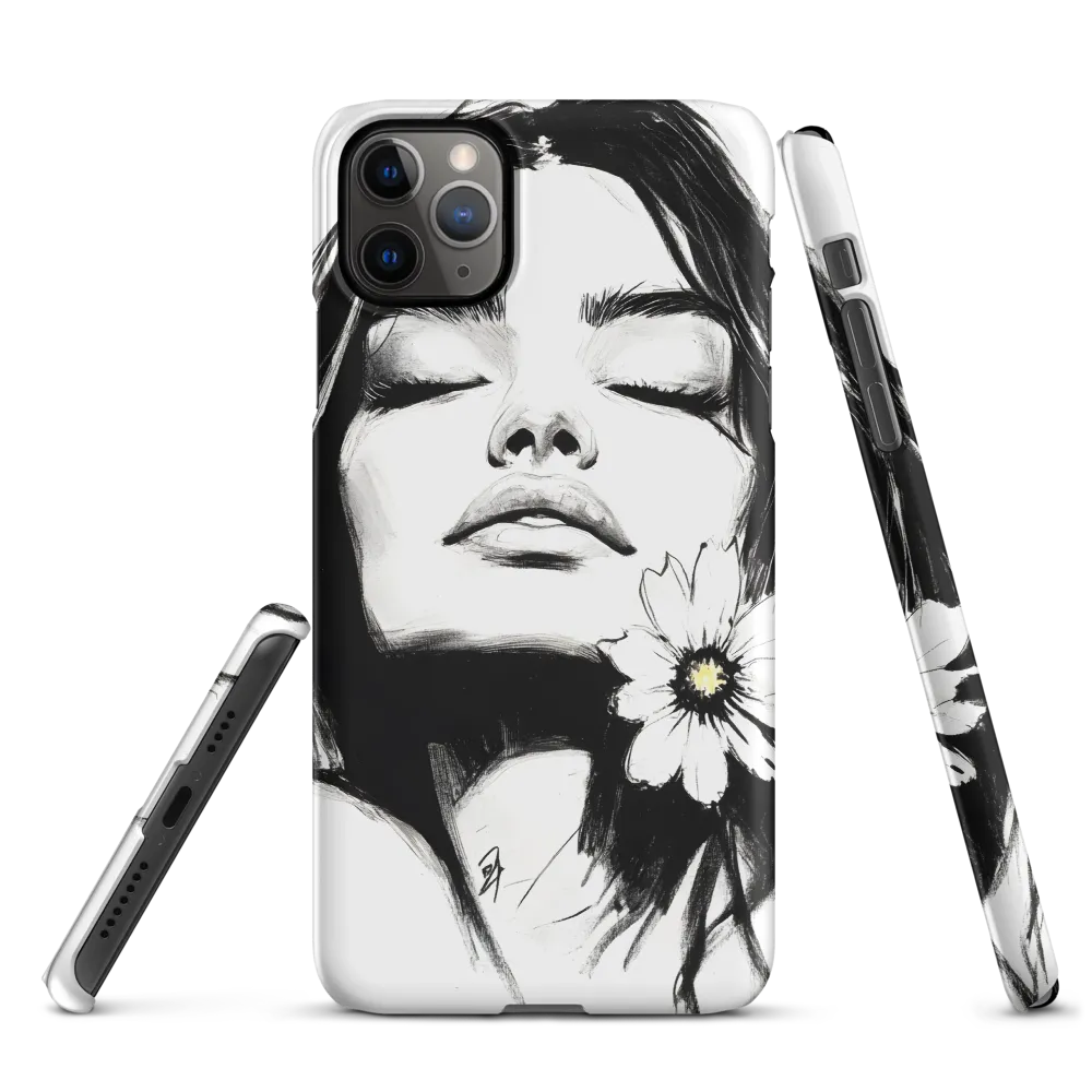 Serenity in Ink | Phone Case |  11 Pro Max | Snap Case | Matte