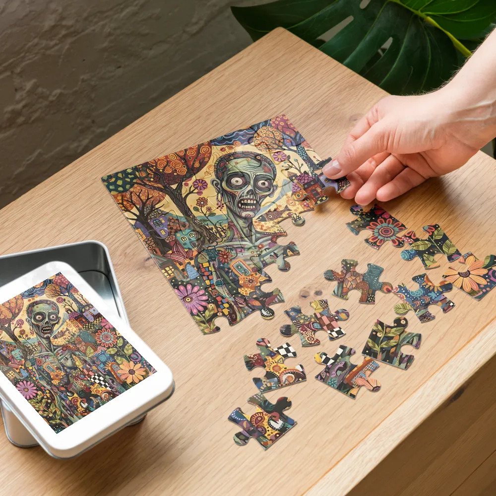Undead Garden 
 Jigsaw Puzzle in Tin Box
