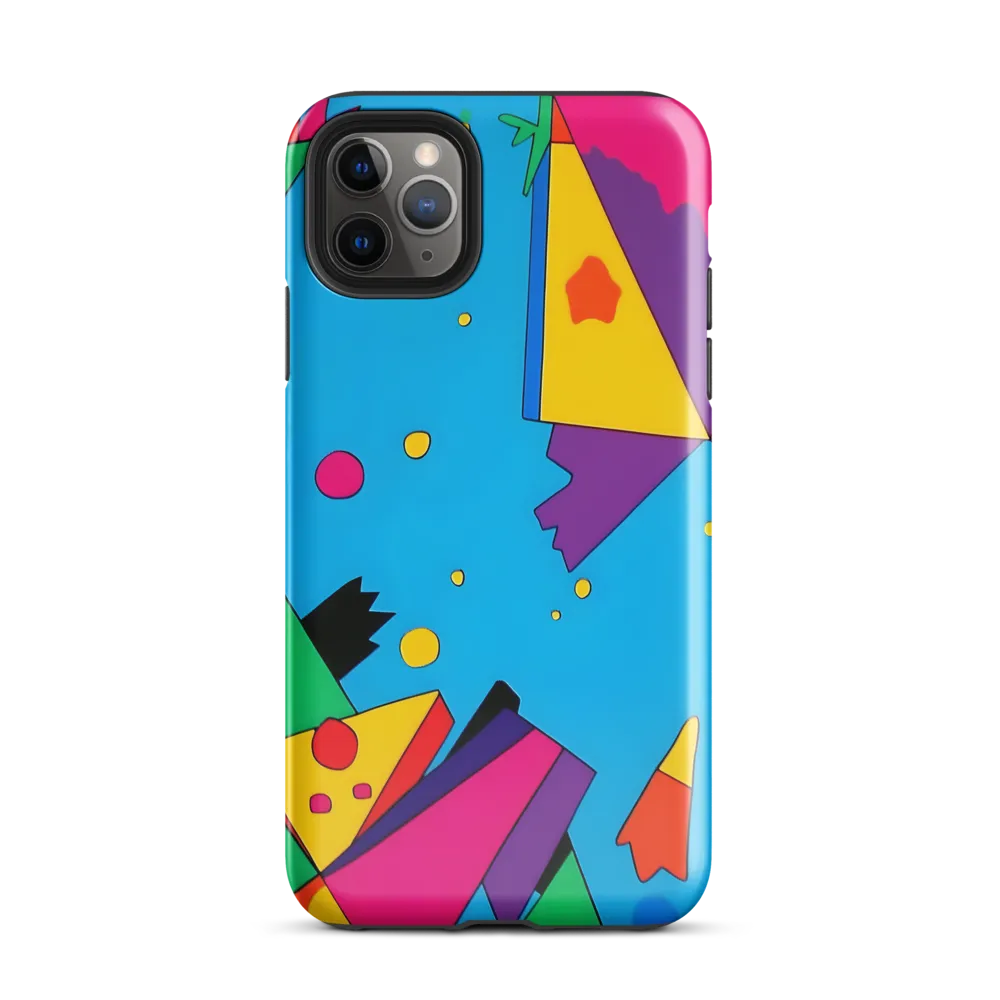 Colorful Geometric Playfulness | Phone Case |  11 Pro Max | Tough Case | Glossy