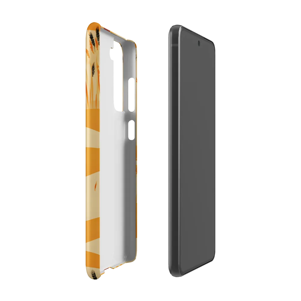 Embracing the Fields: A Floral Journey | Phone Case |  S21 FE | Snap Case | Matte