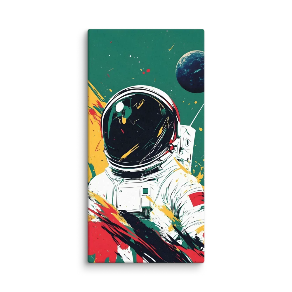 Galactic Explorer: A Modern Odyssey | Canvas | 30″×60″