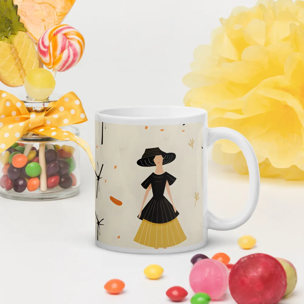 Whimsical Patterns of Nature and Femininity | Mugs | Multiple Sizes & Colors