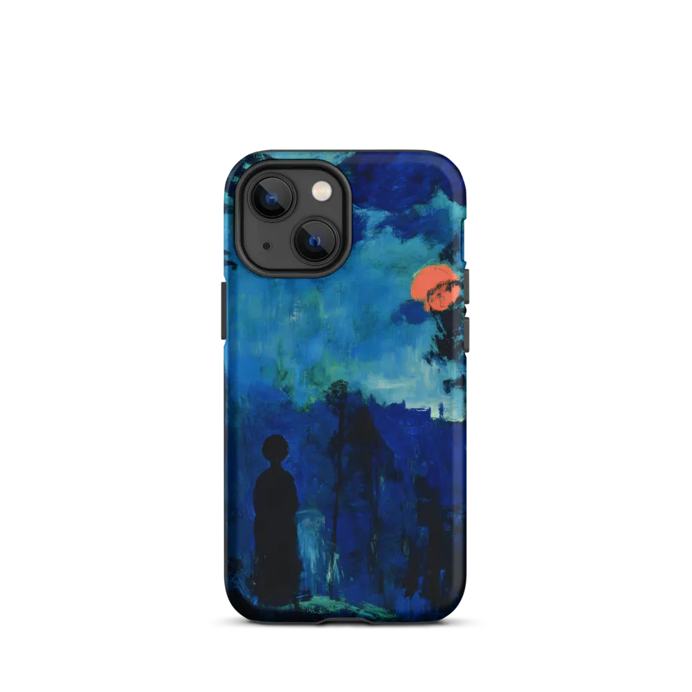 Solitude in Blue | Phone Case |  13 mini | Tough Case | Matte