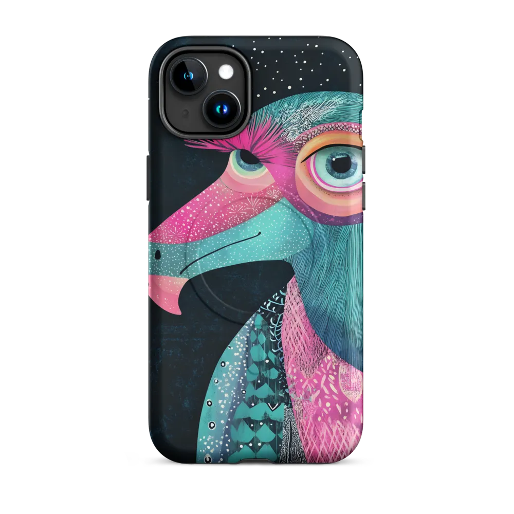 Whimsical Vulture: A Dance of Colors