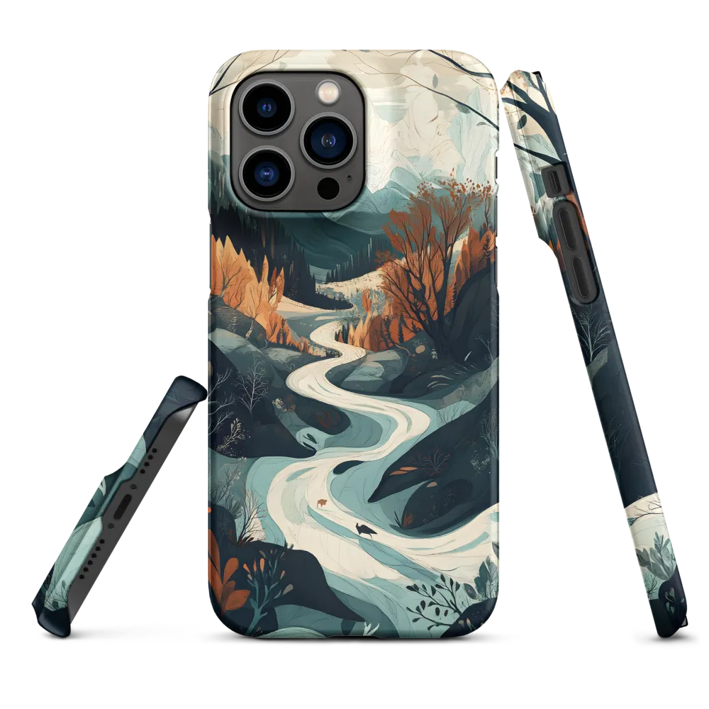 Winding Serenity: A Digital Landscape