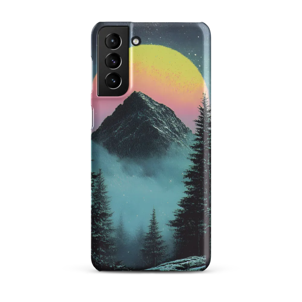 Ethereal Peaks Under Celestial Lights