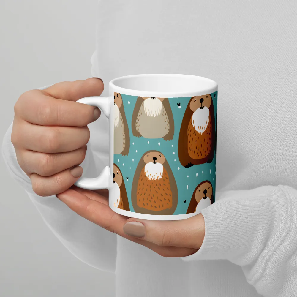 Whimsical Waters: A Celebration of Otters and Seals | Mugs | Multiple Sizes & Colors