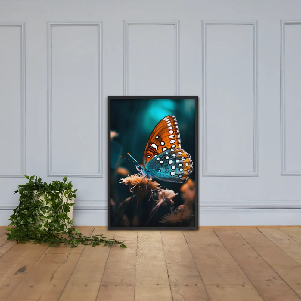 Whispers of Color: The Butterfly's Embrace