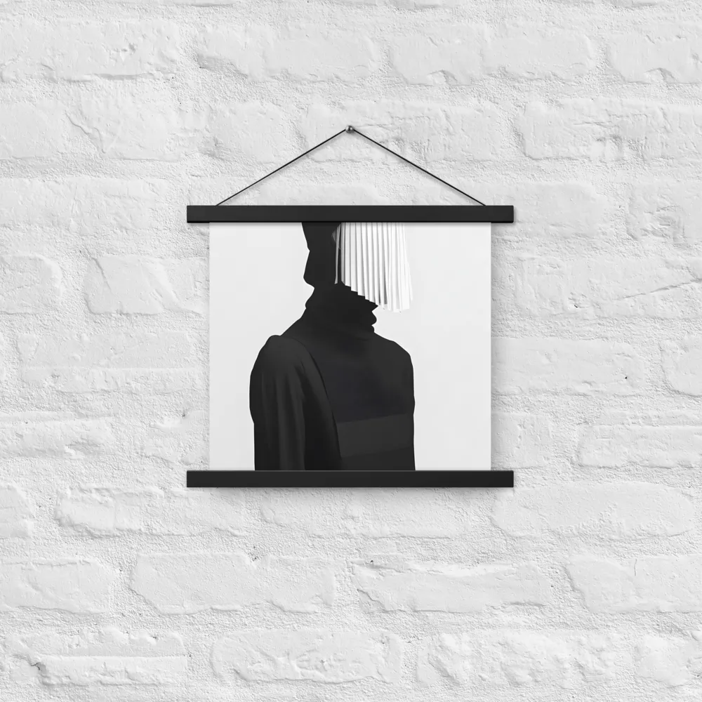 Veil of Mystery | Poster With Black Wood Hanger | 14″×14″