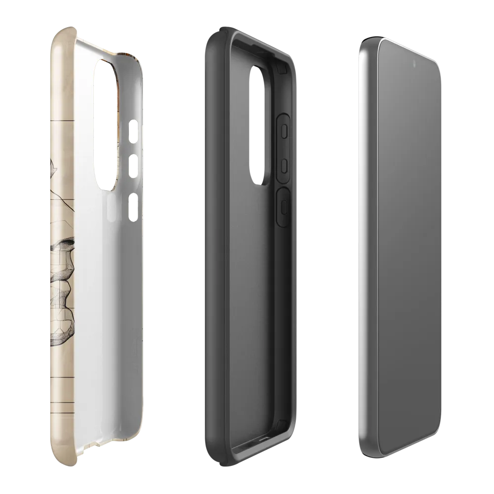 Geometric Reverie | Phone Case |  S23 Plus | Tough Case | Glossy