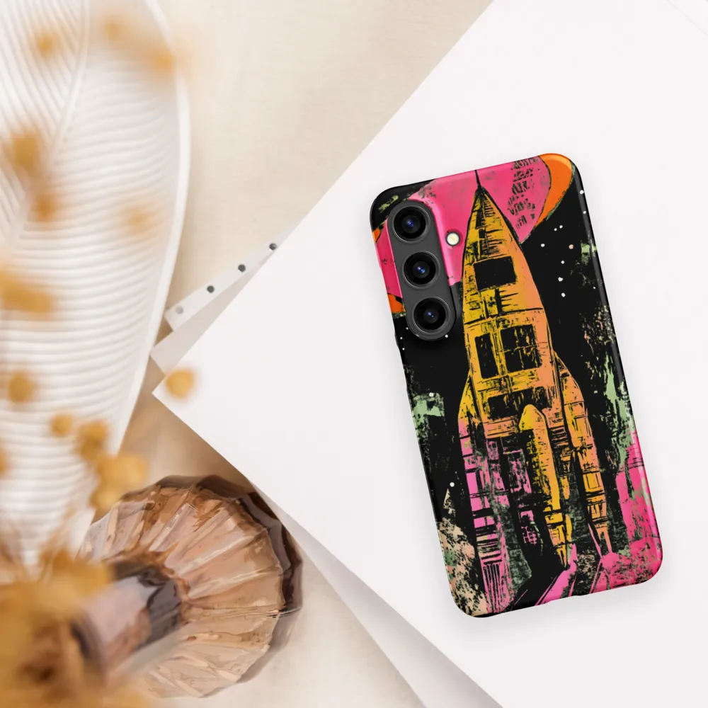 Cosmic Voyage: A Surreal Rocket Adventure